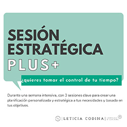 Leticia Codina Sesión Estratégica Plus